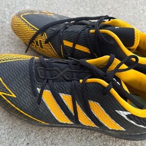 Adidas metal baseball cleats size 12.5